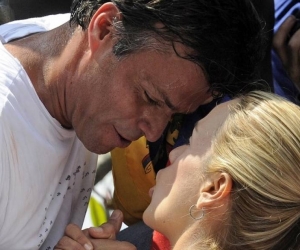 Leopoldo López y Lilian Tintori.