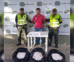 Sujeto capturado con 5 mil huevos de iguana.