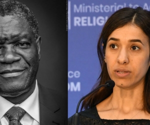 El congoleño Denis Mukwege y la iraquí Nadia Murad.