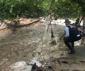 Las autoridades realizan las labores de búsqueda. 