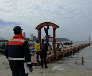 La Dimar está realizando controles en las distintas playas de Santa Marta. 