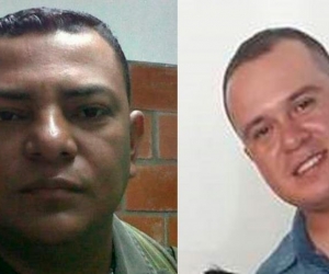 Los uniformados asesinados son Evy Eduardo Ramos Anaya y Henry Adalberto Gordillo Montenegro.