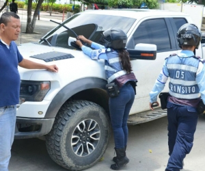 Operativos desarrollados por agentes de tránsito del Distrito.