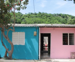 Así quedó la vivienda.