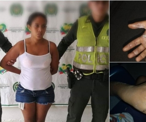 La mujer fue capturada en Ponedera por violencia intrafamiliar.