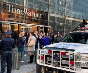 El edificio de Time Warner en Nueva York fue evacuado este miércoles.