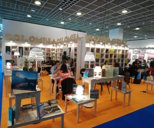 Personas de diferentes partes del mundo conocieron del talento Unimagdalena a través de los libros, textos y revistas presentados en la Feria de Frankfurt.