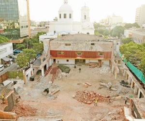 Las obras están paralizadas desde hace varios meses. 