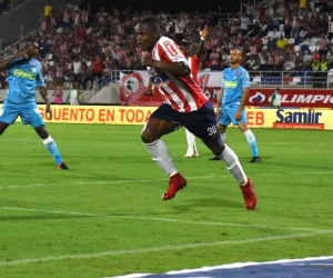 Iván Rivas celebrando el gol.