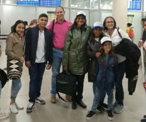 Estudiantes que representarán al departamento en México.