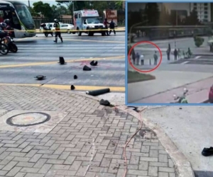 Accidente que dejó una persona muerta en la calle 26 /Captura video 