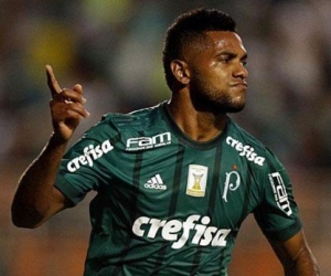 Miguel Ángel Borja sumó sus goles para llevar a Palmeiras hasta las semifinales.