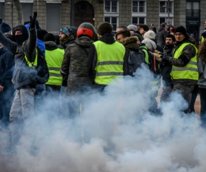 La movilización de los "chalecos amarillos" en Francia se redujo claramente este sábado en todo el país.