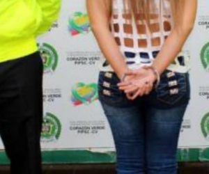  La mujer fue asegurada en un centro carcelario del municipio de Jamundí, Valle del Cauca.