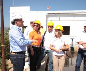 La estabilización de la captación del río Piedras en la planta de tratamiento de Mamatoco fue una de las inversiones. 