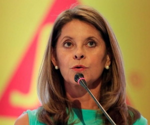 La vicepresidenta, Marta Lucía Ramírez.