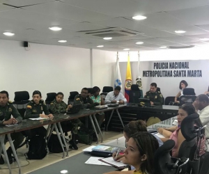 El evento contó con la participación de la Policía Nacional, Secretaría de Salud Departamental, Defensoría del Pueblo y otras entidades.