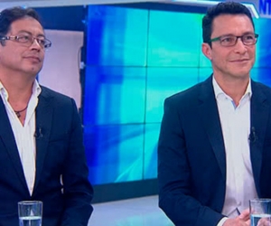 Gustavo Petro y Carlos Caicedo.