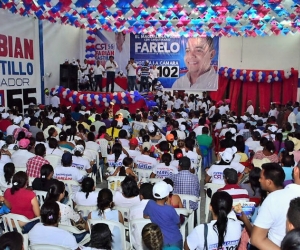 Apoyo a la campaña de Fabián Castillo y Carlos Mario Farelo en Ariguaní.