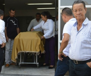 Familiares despidieron a Humberto de Jesús Cardona Jiménez.