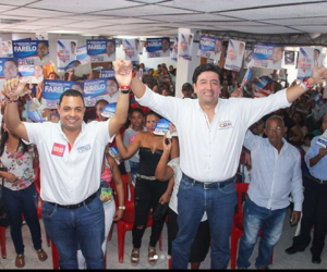 Hoy se realizará gran concentración en Ciénaga por motivo de cierre de campaña de Carlos Mario Farelo y Fabián Castillo.