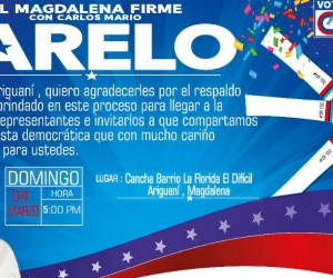 Cierre de campaña de Carlos Mario Farelo.