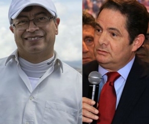 Gustavo Petro y Vargas Lleras.