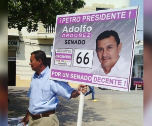 Adolfo Sánchez, mototaxista sincelejano.
