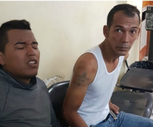  Pablo Andrés Fajardo Rolando y Miguel Estrend Jiménez, los capturados que tenía detención domiciliaria.