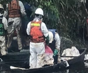 La empresa ratifica que los fluidos están confinados en lugar del evento se entregó desde portamiento hacia las fuentes hídricas.