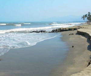 Erosión costera en Ciénaga, Magdalena.