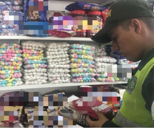 Los artículos fueron decomisados durante el primer trimestre del año.