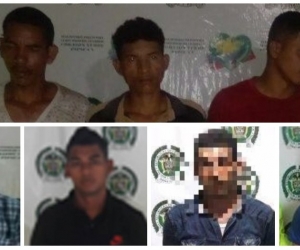 Los capturados fueron identificados por las autoridades.