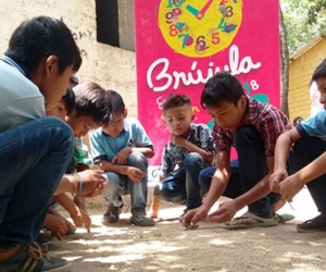 Niños indígenas de la comunidad Ette Ennaka del resguardo Nara Kajmanta.