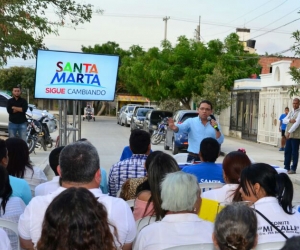 el mandatario local anunció otras inversiones en otras urbanizaciones.