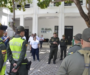 La Policía Metropolitana de Santa Marta emprendió las acciones de seguridad durante el puente festivo.