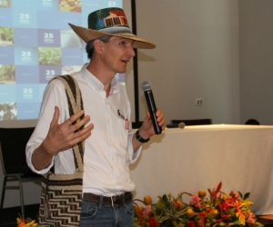 Juan Lucas Restrepo, director de Corpoica durante la jornada académica.