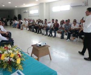 El rector Pablo Vera socializó el programa 'Talento Ciénaga'.