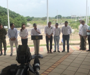 Juan Manuel Santos, durante la inauguración de la doble calzada Ciénaga-Santa Marta.