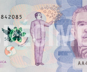 Billete de 50 mil pesos.