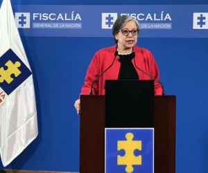  La Vicefiscal General, María Paulina Riveros, entregó el informe.