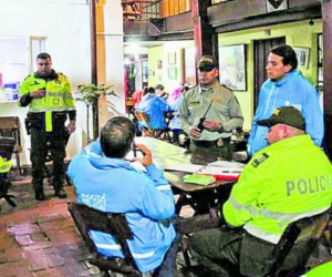 Operativos realizados en hostales de israelíes, en Bogotá.