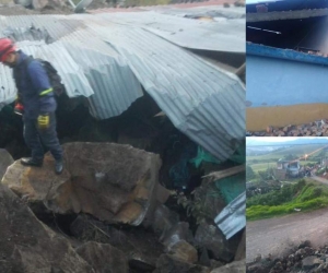 Bomberos de Pasto atienden la emergencia registrada en Pasto.