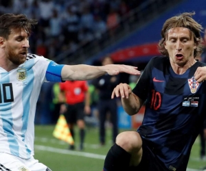 Lionel Messi y Luka Modric. 