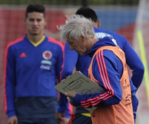  José Pékerman y James Rodríguez. 