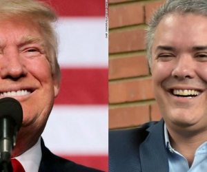 Donald Trump e Iván Duque.