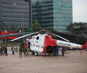 El helicóptero de la operación 'Jaque'.