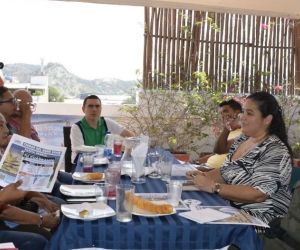 Reunión entre dependencias de la Alcaldía y comerciantes de San Andresito.