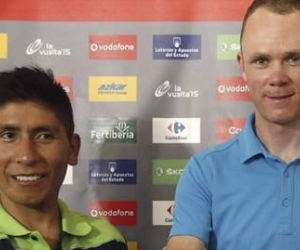 Nairo Quintana y Chris Froome.