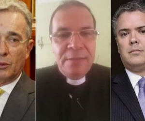 Álvaro Uribe, Sacerdote Ramiro Arango e Iván Duque.